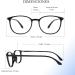 Shop Firmoo Blue Light Glasses for Men & Women | Anti-Tired Filter UV400 Protection TR90 Frame - Black - Buy Online on GoSupps.com