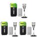 Gillette Labs Exfoliating Razor White Handle 2 Blade Refills Travel Case and Stand (Pack of 3) silver 2 count 1 count (Pack of 3)