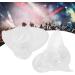 High Fidelity Concert Ear Plugs - 27dB Reusable Earplugs for Music Festivals Raves & Loud Events (White) - Enhance Hearing Protection - Buy Online on GoSupps.com