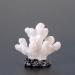 Movoja 2 PIECES - Aquarium Decoration Corals - for fresh and salt water - Decoration Coral Aquaristics - 8 White Coral 8 White