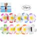 Teogneot Plumeria Flower Hair Clips - 10 Piece Set | Hawaiian Bridal Accessories & Beach Hair Decorations for Women & Girls - Buy Online on GoSupps.com