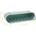 RORPOIR Deviled Egg Holder 1 Pc Slide Egg Collection 2 Tier Tray Refrigerator Egg Tray Double Layer Food Container Vegetable Green 28.5X15CM - Buy Online on GoSupps.com