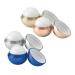 Set of 4 lip balms for smooth soft lips in a round box with metallic UV finish by notrash2003