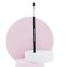 Flat Concealer Brush Under Eye - Small Makeup Brush with Stiff Tapered Synthetic Bristle for Precision Blending Eyes, Brows, Eyelids with Color Corrector, Liquid, Cream, Powder, Minerals, Cruelty Free