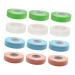 FOYTOKI 12 Rolls Lash Tape Non Woven Lash Tape Adhesive Lashes Tape Eye Skin Protective Tape Pink Tape Diy Lash Grafting Tape Makeup Stuff Eyelash Non-woven Fabric Extend