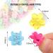 50 Pcs Mini Flower Hair Claw Clips for Girls in Colorful Box - Non-Slip Plastic Small Jaw Clips for Baby, Toddler, Kids - Buy Online on GoSupps.com