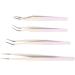 DIY Eyelash Appliances Tool Set - Premium Eyelash Tweezers Stainless Steel Scissors & Cluster Tweezers for Extensions - Enhance Your Beauty! - Buy Online on GoSupps.com