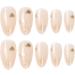 24pcs Almond False Nails with Gold Heart Design - Medium Length Press on Nails for Women and Girls | Removable Glue-on Acrylic Full Cover Fake Nails - Nail Art Accessories - Buy Online on GoSupps.com