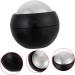 Homsfou Hand Massage Ball - Plantar Fasciitis & Muscle Roller Foot Massager | Cold Rolling Device 6.5x6cm Black - Buy Online on GoSupps.com