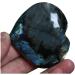 Natural Labradorite Heart Love Palm Stone Worry Stone Crystal Quartz Gemstone Pocket Stone Reiki Balancing Decoration 100-150 Grams Stone Collection - Buy Online on GoSupps.com