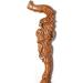 WoodeWalking Sticks Walking Stick Classical Hand- carved Walnut Crutches/Walking Stick Elderly Birthday Gift/Handicapped/Arthritis Gift 93CM Run forward - Buy Online on GoSupps.com