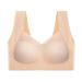 Hatme posture correction BH WMBRA COMFY POSITION Correct Back Women BH Non-Wired Bra Full Coverage Invisible Support Bra Wireless Breadable Zero-Feeling S- 6xl Beige L
