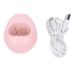 16W Mini Nail Lamp - USB Charging Pink Rose Shape LED Nail Light for DIY Nail Salon - Buy Online on GoSupps.com