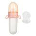 Baby Food Feeding Bottle Food Feeder Bottle Pacifier Silicone for Toddler Boys Girls Teething