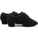 Black Lace-Up Dance Shoes for Boys/Men - Low Heel Latin Tango Salsa Practice Shoes (Size 5.5 Big Kid) - Buy Online on GoSupps.com