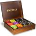 Deluxe Wooden Tea Box 12 Compartment Filled with 144 Twinings Teabags - Buy Online on GoSupps.com