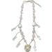 Shop Oralgo's Stylish Pearl Necklace with Art Beads & Adjustable Loop Pendant - Perfect Collarbone Chain for Every Occasion - Buy Online on GoSupps.com