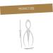 FOMIYES Eyebrow Shaper Ruler Measure Ruler Eyebrow Drawing Tool Template Positioning Ruler Stainless Steel - Buy Online on GoSupps.com