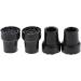 shamjina 4pcs Rubber Anti Skid Crutch Cane Replacement Tips Inserts Black 19mm - Buy Online on GoSupps.com