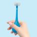 Three-Page Toothbrush for Children | Cute Cartoon Soft Silicone Brush Head | Best 3-Sided Children's Toothbrush for Easy Brushing - Buy Online on GoSupps.com