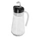Zerodeko Large Capacity Oil Pot Oil Holder 1pc Oil Can Plastic Vinegar Glass Creative Oil Bottle Vinegar Bottle