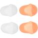 2pairs Socks Foot Protection Covers Men Sock Lotion for Men Foot Covers Men Loafers Shoes Foot Care Covers Invisible Boots Protective Cover Protector Men's Cover Spandex White complexion - Buy Online on GoSupps.com