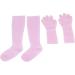Silicone Gel Spa Socks 2 Pairs Moisturizing Gloves Socks Set for Repairing Softening Dry Cracked Hand Feet Extended Silicone Moisturizing Gloves Socks (1) - Buy Online on GoSupps.com