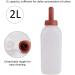 Zerodis 2L Calf Milk Feeder Bottle Set - Nursing Cow Feeding Cup Without Handle Replacement - Buy Online on GoSupps.com
