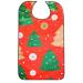 KESYOO Adult Christmas Bib Lovely Tree Pattern Bib Waterproof Bib Old Man Eating Bib for Christmas Holiday Party Supplies