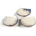 Fruit Bowl Snack Containers 4.7-inch Square Plate Hand-Painted Ceramic Plate Home Dipping Sauce Seasoning Sushi Dessert Snack Plate Breakfast Bowls - Buy Online on GoSupps.com