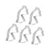 Alipis 5 Pcs Biscuits Chrsitmas Tree Cookie Stainless Steel Cookie Cutter Cutting Machine Double Bell Child
