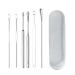 6pcs Ear Pick Earwax Removal Kit Stainless Steel Reusable Ear Cleaning Kit Ear Wax Removal Tool for Men Women and Children(kit)