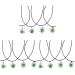 TEHAUX 12 pcs Girl for Creative Lover Style Random Pendant Four Shining Girlfriend Beautiful