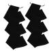 DOITOOL 6pcs Hair Curling Wand Hair Accessory Storage Organizer Hair Accessories Flannel Bracket Travel