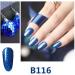 12ml Kodi Gel Glitter Silver Art Nail Polish Nail Varnish Shimmer Sequins Soak Off UV LED Lacquer - (Color: 12ml Matte top) - Buy Online on GoSupps.com