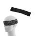 HEALLILY Sleeping Blindfold Lace Breathable Lace Eye Mask Masquerade Mask for Party Adults Women (Black)