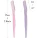 Dermaplaning Tool for Women Eyebrow Razor Trimmer Shaper Facial Hair Remover Shaver for Shave Face Peach Fuzz Upperlip Hair Pack of 6 - Buy Online on GoSupps.com