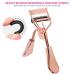 Professional Eyelash Curler with Comb | Metal Lash Curler & 2 Refill Pads | Precision Eye Makeup Tool for Women & Girls - Buy Online on GoSupps.com