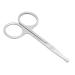 JTLB Round Nose Stainless Steel Nose Hair Scissors Clean Grooming for Eyebrows Eyelashes & Men Moustache