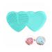 Silicone Heart-Shaped Makeup Brush Cleaning Tool | Egg Brush Cleaner for Beauty - Buy Online on GoSupps.com