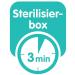 MAM Original Latex Pacifiers 0-6 Months - Set of 4 with Sterilized Transport Boxes | Natural Rubber Baby Soothers - Buy Online on GoSupps.com