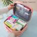 Travel Medicine Bag - Pill Organizer & Storage Pouch for Medications Vitamins Supplements - Pink Carrying Case for Traveling Medical Supplies - Buy Online on GoSupps.com
