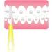 Gergxi60 Interdental Brushes (0.6mm - 1.5mm) - Soft Dental Floss & Cleaning Tool for Interdental Spaces - Orange Toothpick - Buy Online on GoSupps.com