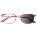 BAFAFA Reading glasses photochrome reading glasses cat's eyes anti-UV radiation protection relieves fatigue symptoms in sun readers (color: color -changing gray size: +0.5) +0.5 Color -changing Gray