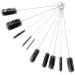 Nylon Bottle Tube Nozzle Cleaning Brush Pipe Cleaner Glasses Straw Cleaning Brush With Hook Set Of 10 Black Fine Craftsmanship Dexterous and professional - Buy Online on GoSupps.com