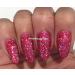 Bluesky Nail Gel Polish PINK GLITTER Hot Pink Diamond Glitter Sparkle Candy Floss BLZ05 UV LED Soak Off 10ml - Buy Online on GoSupps.com