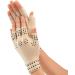 Buy Collections Etc Magnetic Arthritis Therapy Fingerless Compression Gloves - Nude Beige Large | International Shipping Available - Buy Online on GoSupps.com