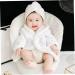 Buy Apofly Baby Bathrobe & Toddler Towel | Newborn Photography Props | White Costume Set (0-3m) - Buy Online on GoSupps.com