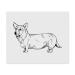 Azeeda 2 x 'Welsh Corgi' Microfiber Lens / Glasses Cleaning Cloths (LC00016655)