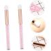 PLAFOPE 2pcs Nose Brush Beauty Eye Fluff Eyeshadow Brush Makeup Eyeshadow Pink Artificial Fiber Wool - Buy Online on GoSupps.com